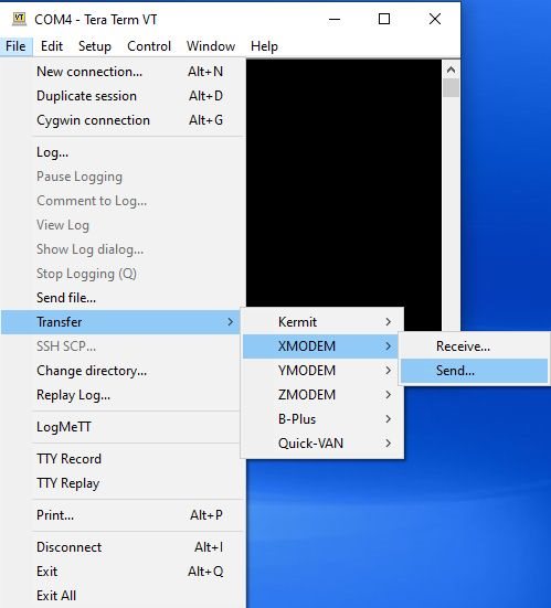 tera term xmodem
