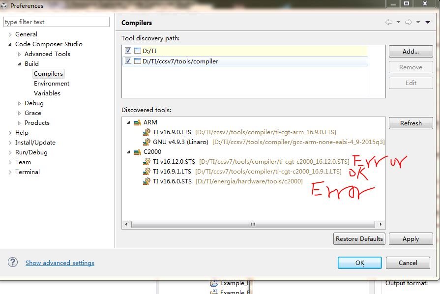 CCS: Errors during compilation in CCS. - Code Composer Studio forum ...
