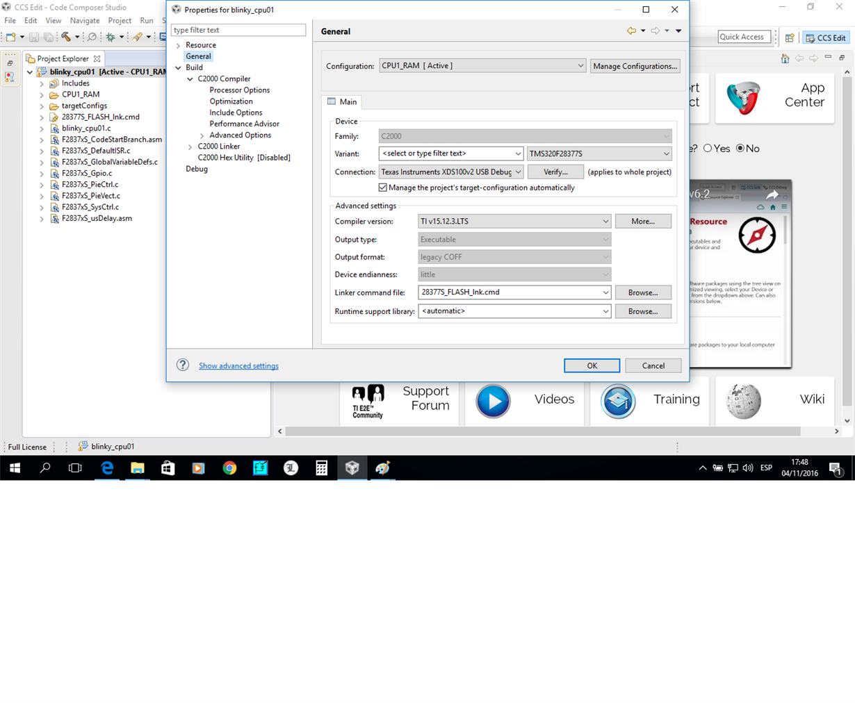 CCS errors - Code Composer Studio forum - Code Composer Studio™︎ - TI ...