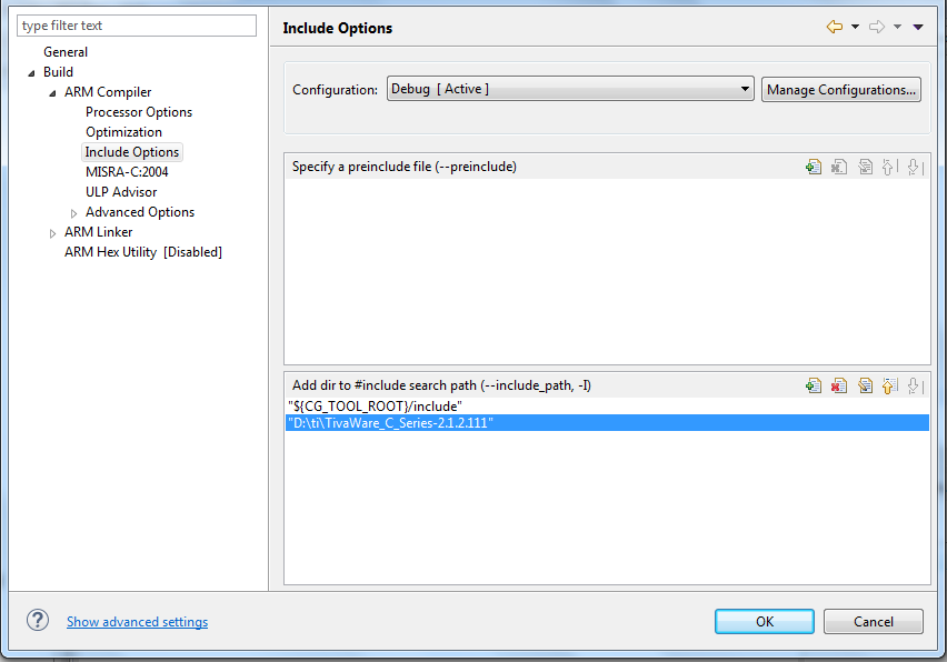 Servo control " Error while following Lab 15 of the TIVA C Series