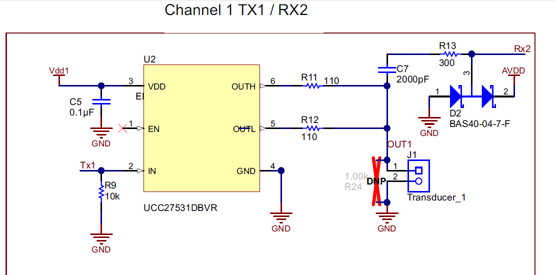 [Resolved] Using TDC1000-GASEVM to interface 1MHz transducer for flow ...