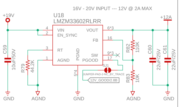 LMZM33602: PGOOD, VOUT unstable - Power management forum - Power ...