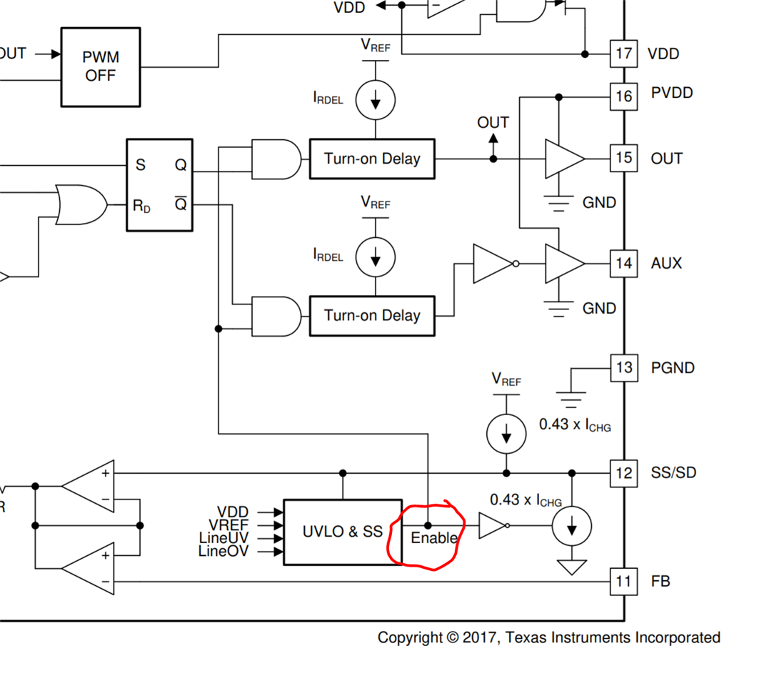 UCC2897A: Enable & LINEUV - Power management forum - Power management ...