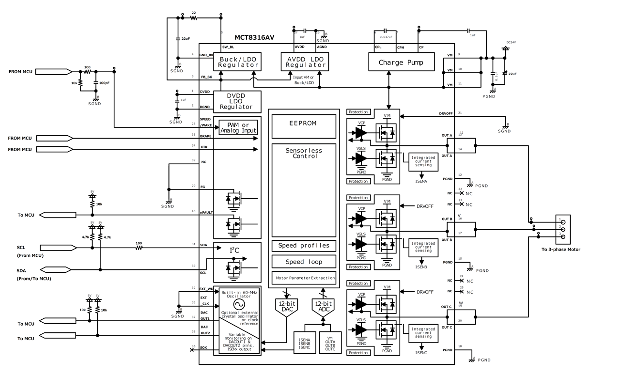 MCT8316A: I2C bus communication cannot work - Motor drivers forum ...