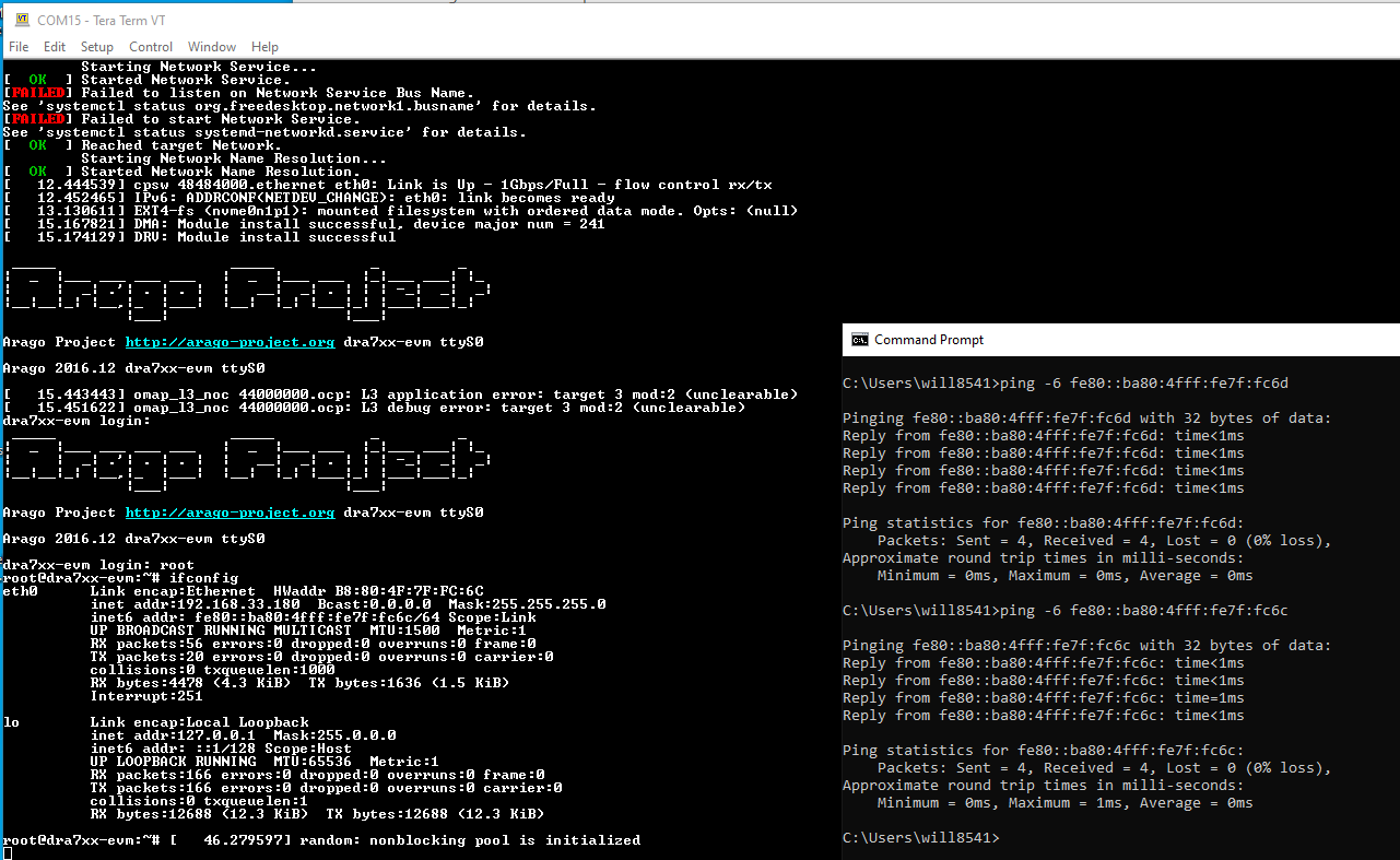 Default SD Cascade Linux Working