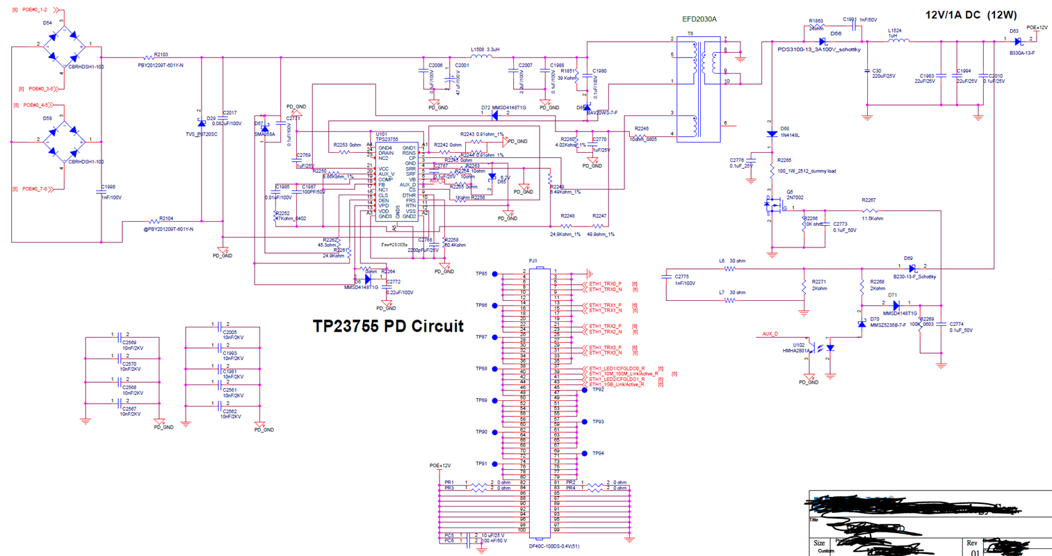 TPS23755: Schematic reivew - Power management forum - Power 
