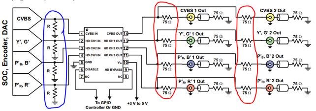 THS7376: Asking for the THS7376 schematic review - Amplifiers forum ...