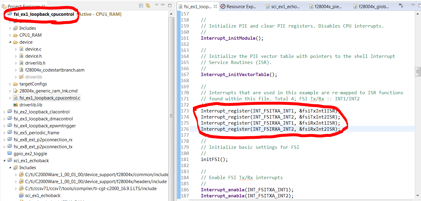 TMS320F280049M: PIE vector table mismatch for FSI - C2000 ...