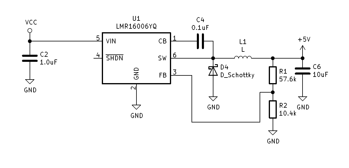 LMR16006: Buck Converter not working -- switching - Power management ...