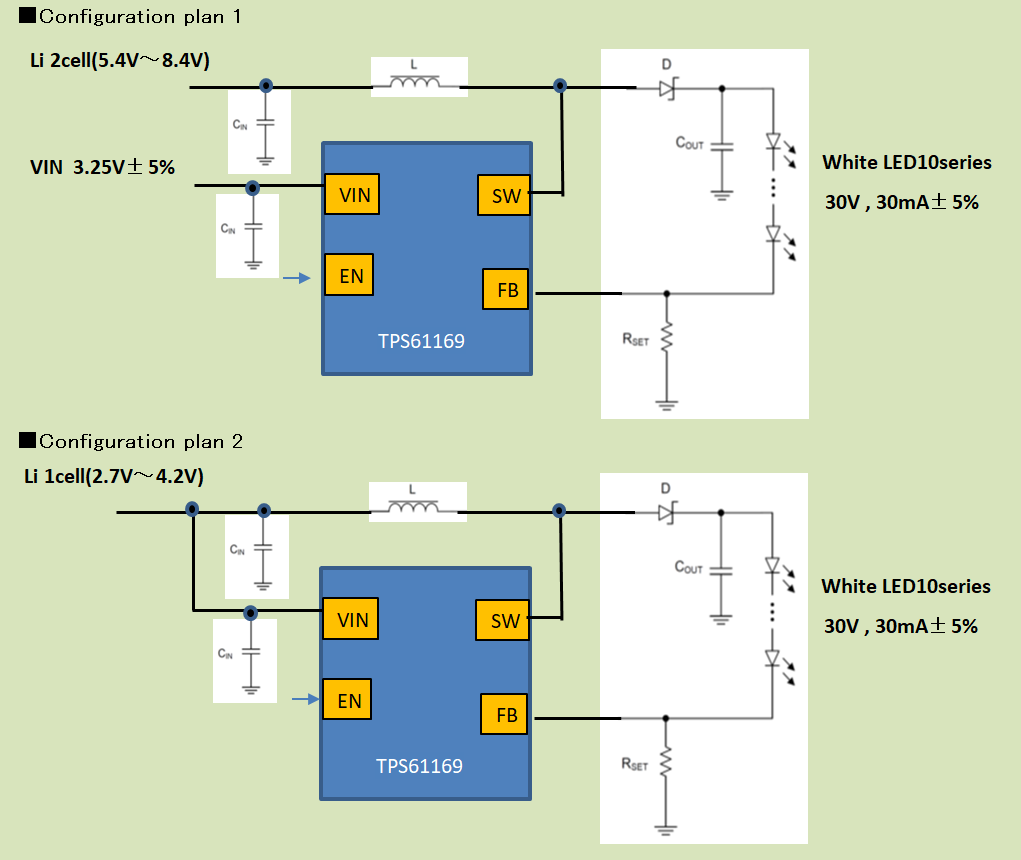 Tps61169 Two Specifications With Different Input Power Supply Power Management Forum Power 9994