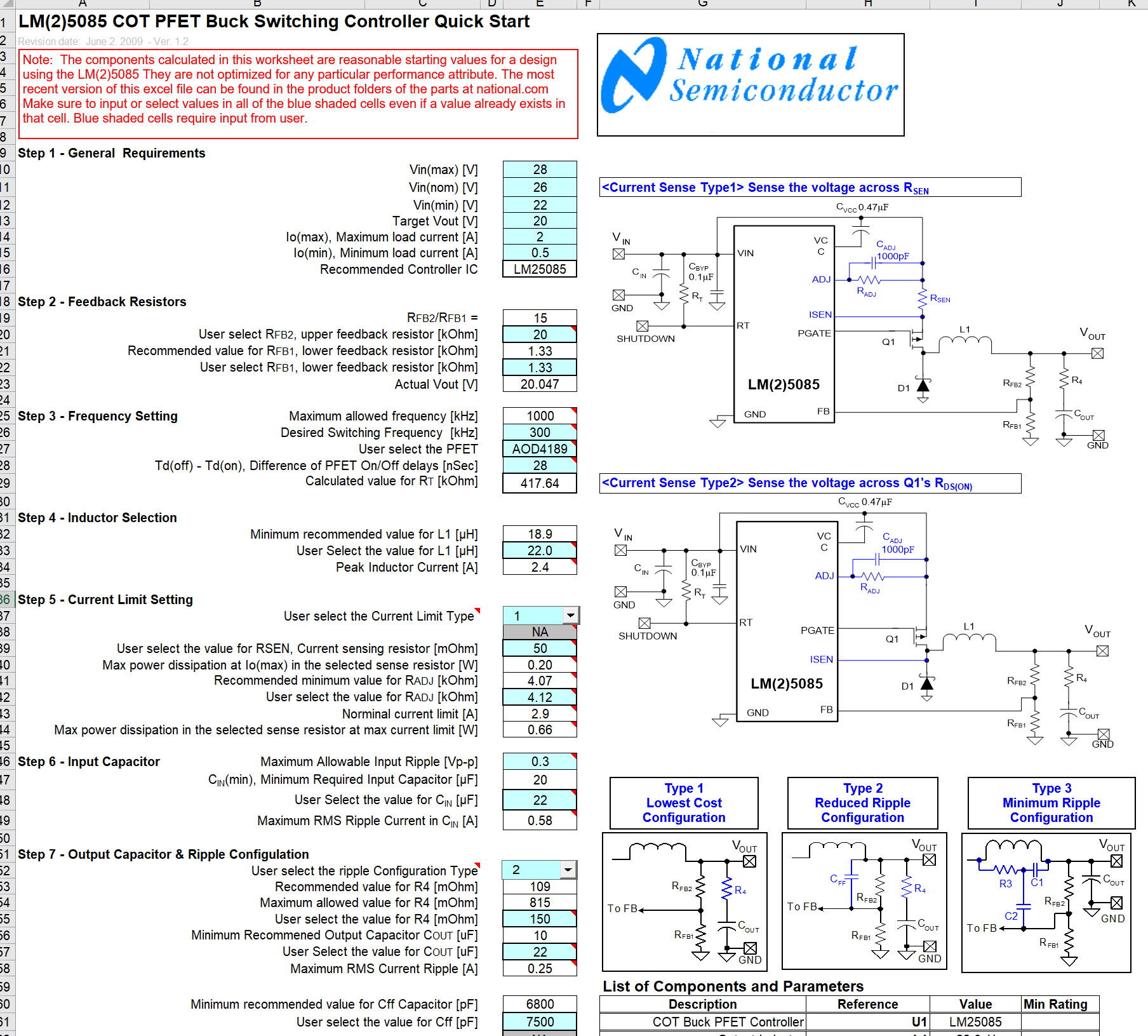 LM5085 Current limit lower than designed Power management