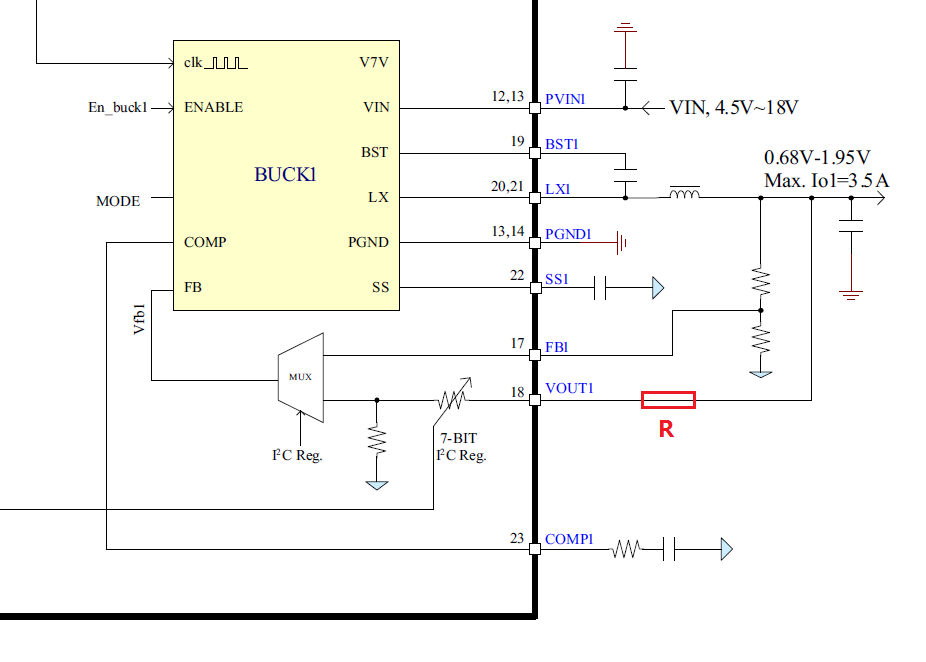 Tps65273v Is Vout Limited To 1 95v When Set By I2c Power Management