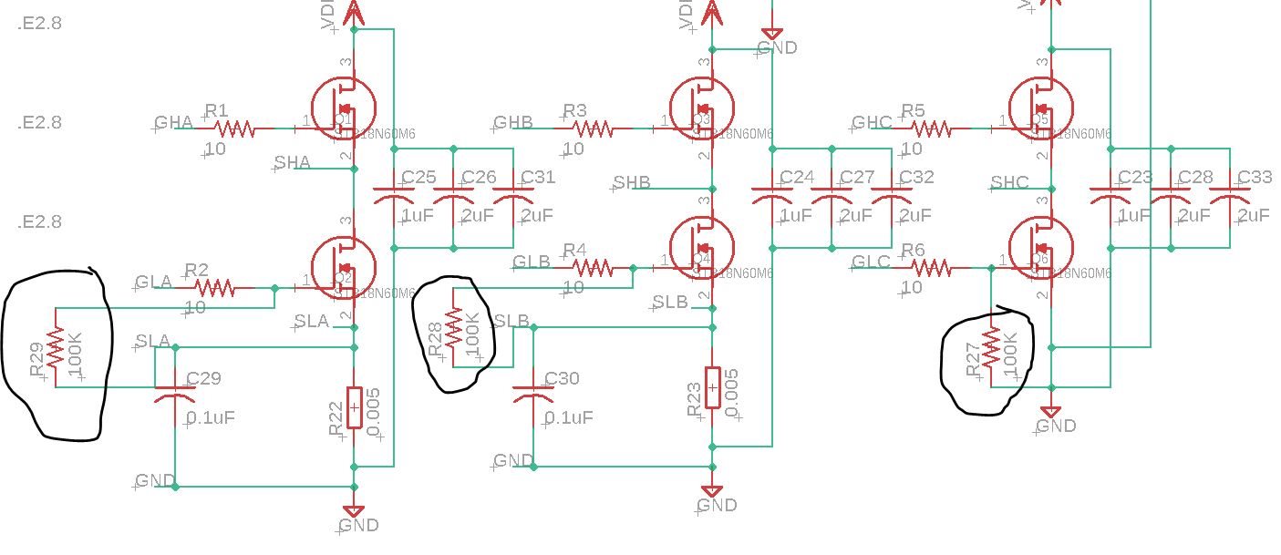 Drv8302: Drv8302 Fault Goes Low Because Of Gate To Source Resistor Of 