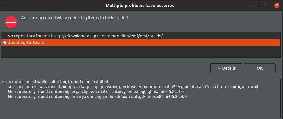 CCS/CODECOMPOSER: error updating CCS on Ubuntu - Code Composer Studio forum  - Code Composer Studio™︎ - TI E2E support forums