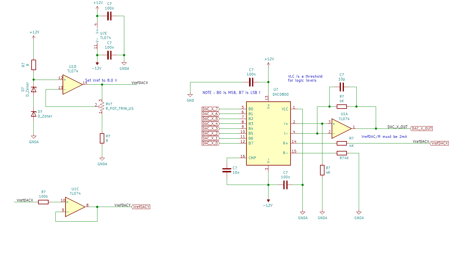  Circuitos integrados DAC8800FP Convertidor digital a analógico  de 8 bits 20PDIP : Industrial y Científico