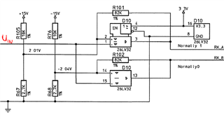 AM26LV32: comparator threshold calculation - Interface forum ...