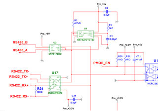 SN75176B: Can I parallel two RS422/485 transceivers like this 