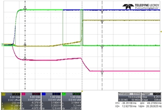 Power on with EF (2 PGAs defect)