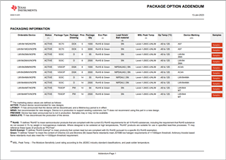 RoHS3 Compliant - Amplifiers forum - Amplifiers - TI E2E support forums