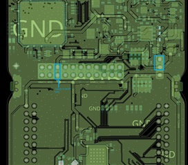 M3 jumper and corresponding layout