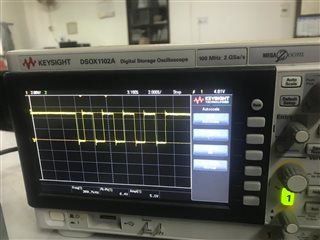 Data at RX pin
