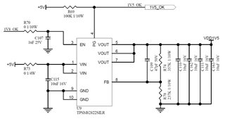 TPSM82822: Output voltage appears earlier than expected - Power ...