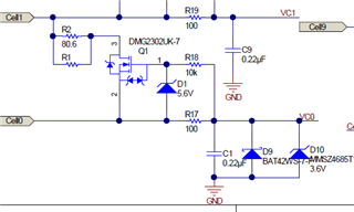 BQ76952: Adding Zener and Schottky in cell balancing circuit - Power ...