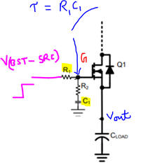 TPS4811-Q1: MOSFET turn on timing control - Power management forum ...