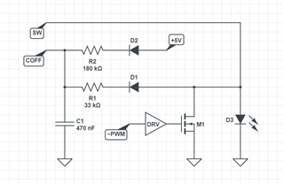 TPS92515HV: Output voltage spike when shunt dimming - Power management ...