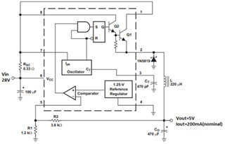 MC34063A: MC34063 input output short issue - Power management 