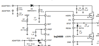 BQ24600: Safely charging 6 batteries (2Sx3) at 10A - Power management ...