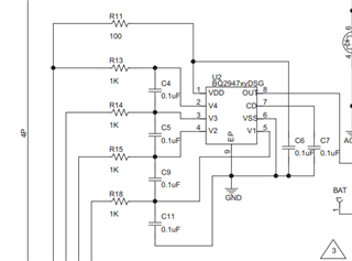 BQ2947 Can be changed every cell filter resistor to 0402 Power