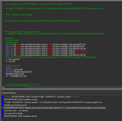 PSPICE-FOR-TI: PSPICE ERROR(ORPSIM-15143): Voltage source and/or ...