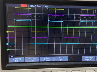 DRV8353R: Getting a continuous VCP (charge pump) or VGLS (low side gate ...