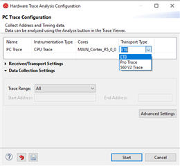 Trace activation