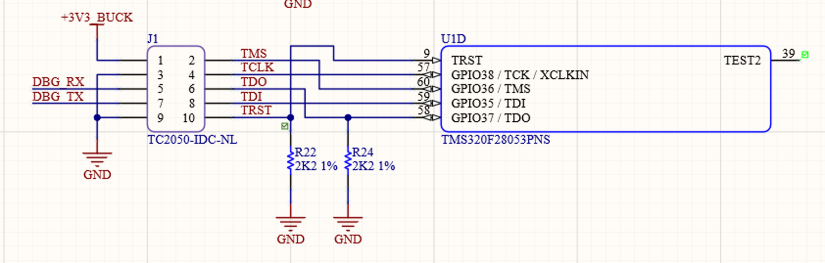 CCS/TMS320F28054M: Custom board bringup problems (DRV8323RS + 