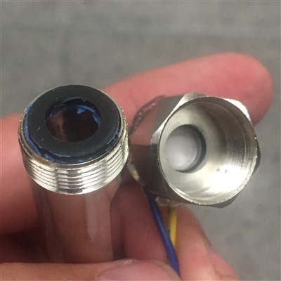 Underside of sight gauge cap