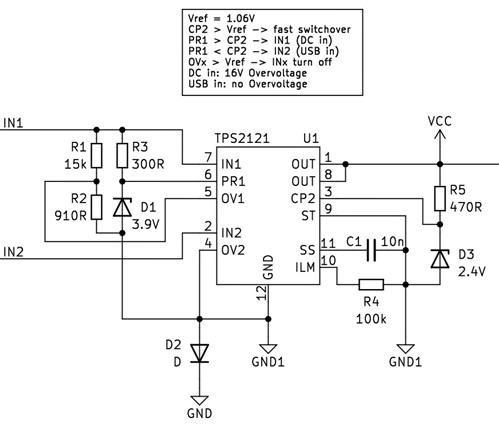 TPS2121: Design with reverse voltage protection review - Power ...