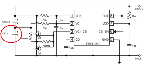 BQ29410: Do you have secondary voltage protectors for Q1? - Power ...