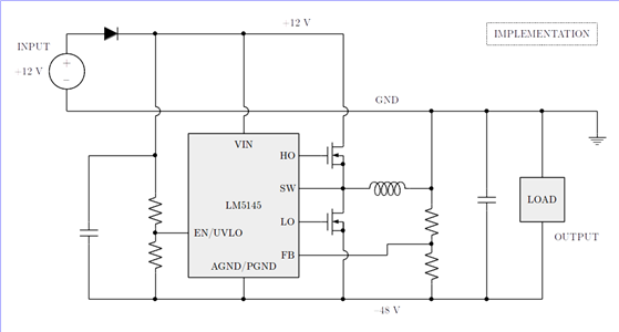 simplified diagram for implementation
