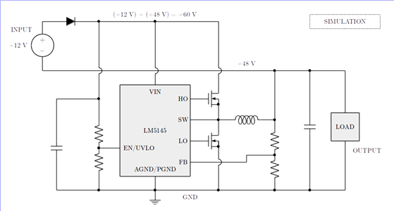 simplified diagram for simulation