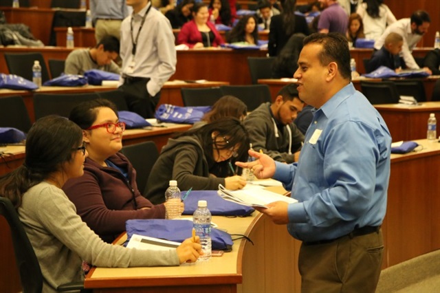 Ruben Reyna mentors high school students in college prep and career readiness.