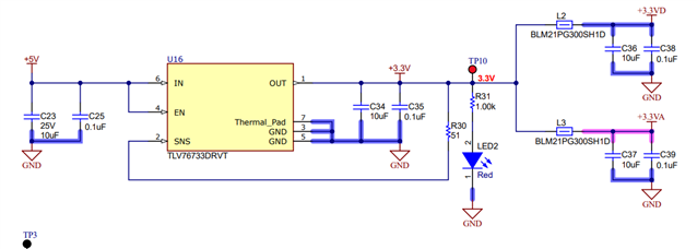 TLV767: SNS pin of TLV76750DGNR connections - Power management forum ...