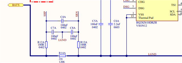 BQ28Z610: Measurement shunt position in design - Power management forum ...