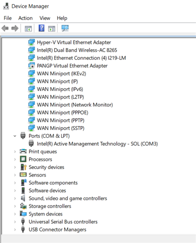 IWR6843AOP: Having issue connecting to COM ports on demo board ...