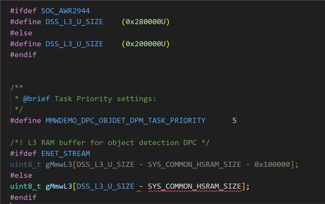 AWR2944EVM: Can we put the code for the DSP into the DSS_L3? - Sensors ...