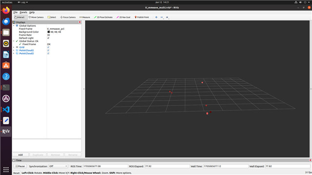 IWR6843AOPEVM: Radar only detects dynamic obstacles. - Sensors forum ...