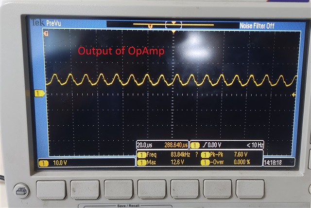 Output of Opamp