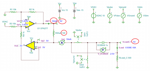 OPA277: Improved Howland Current Source switching C-R load - howto 