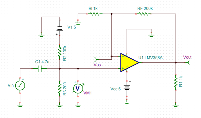 LMV324 DC offset and output gain Amplifiers forum Amplifiers